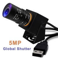 SVPRO 5MP 50fps Global Shutter USB Camera High Speed 60fps 1080P PC Webcam Professional Manual Zoom Camera for Computer