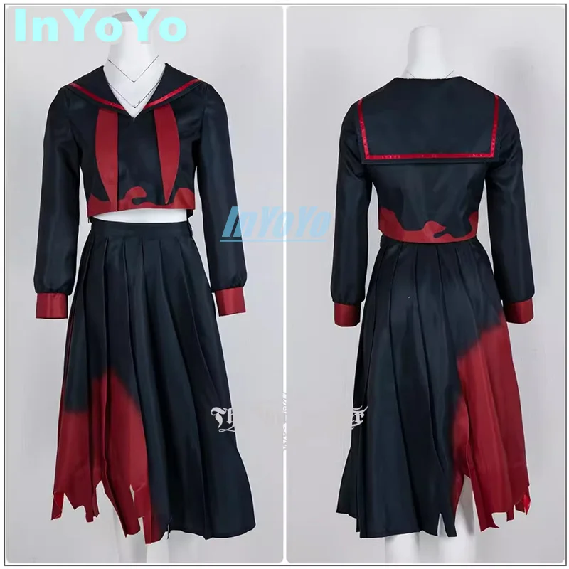 InYoYo Kenzaki Tsurugi Cosplay Costume Blue Archive Game Suit Women Uniform Top Skirt Halloween Party Outfit Women XS-3XL New