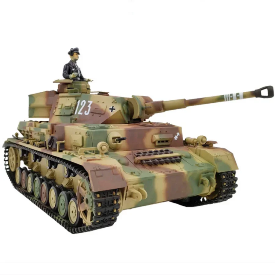 

1:16 2.4ghz Infrared Battle Barrel Telescopic Multi-function Remote Control Competitive Tank German Iv F2 Tank Children's Toys