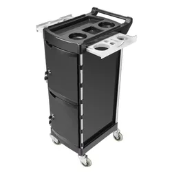 Hair Salon Trolley Lockable Beauty Hairdresser Beauty Furniture Hair Styling Storage Salon Trolley Cart with Drawers