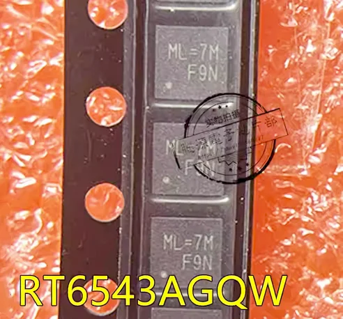 (2-5piece)100% New RT6543AGQW RT6543A ML=4L ML= QFN-20 Chipset