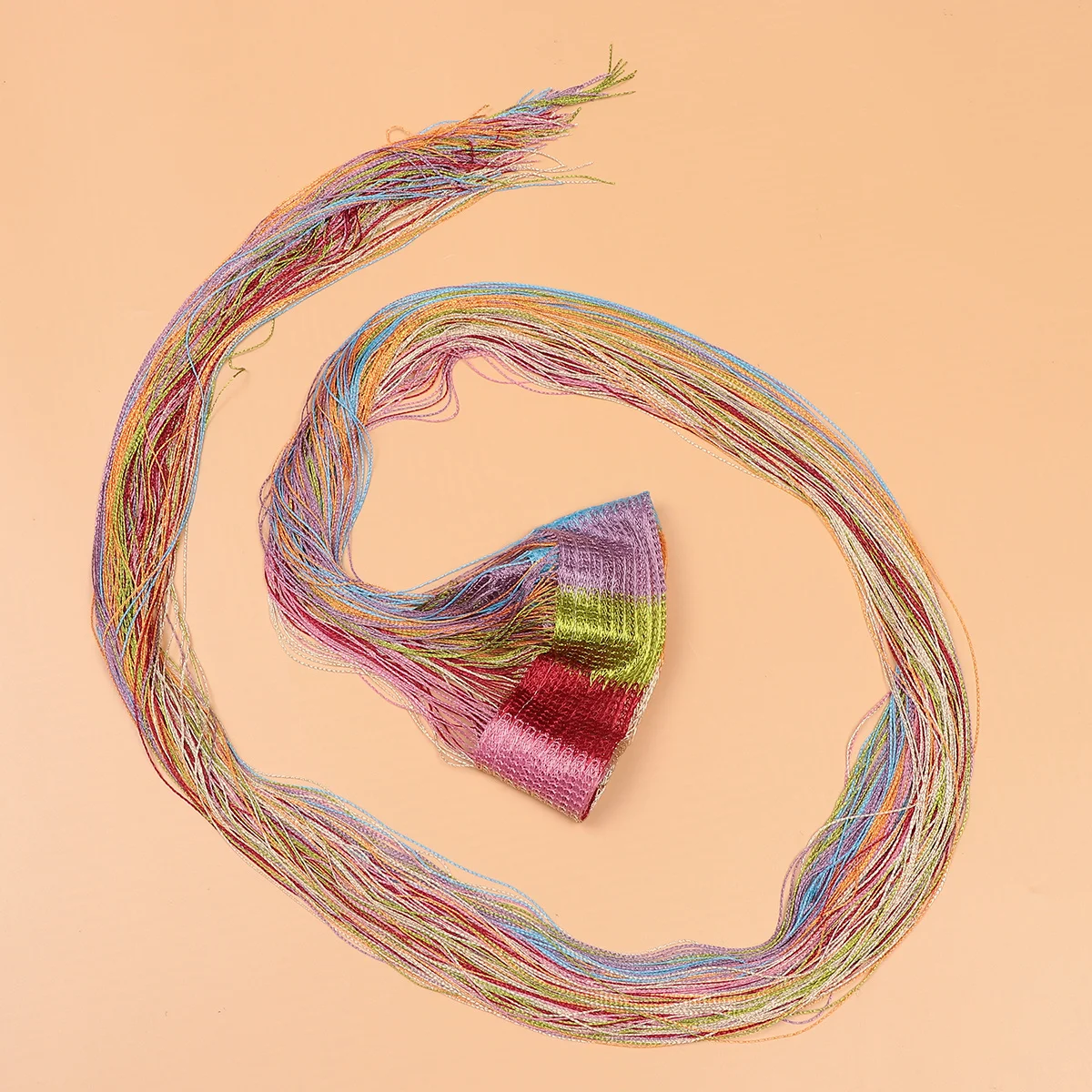 ستارة سلسلة جميلة باب ملون بوليستر يدوم طويلاً ستارة زفاف ملونة #1