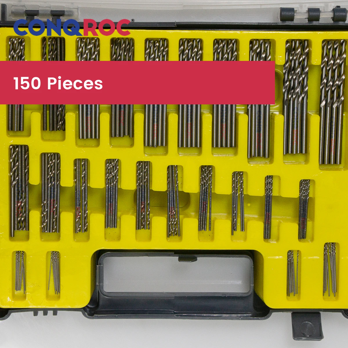 ชุดดอกสว่านเกลียวขนาดเล็ก HSS4241ขนาดเล็กก้านตรงเส้นผ่านศูนย์กลาง150ชิ้น-0.4 ~ 3.2มม. บิตอัญมณีพร้อมกล่อง