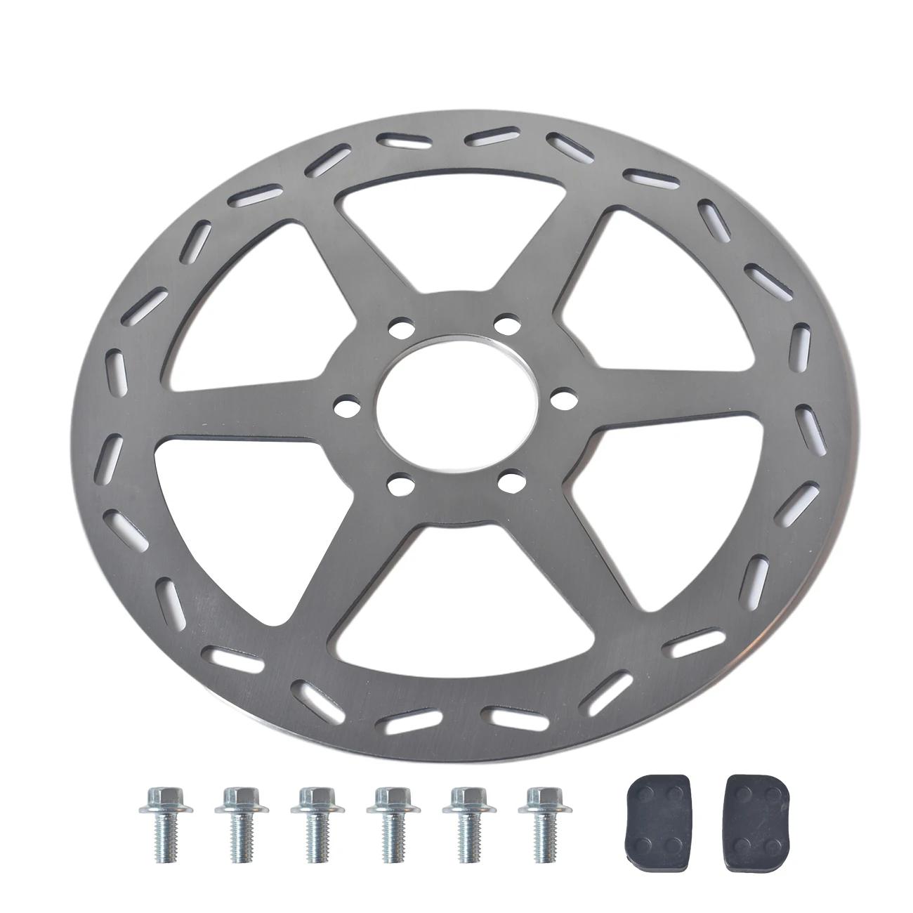 sthus 180mm Rear Brake Disc Rotor w/ Pads For Baja Doodle Bug DB30 Mini Bike Go Kart