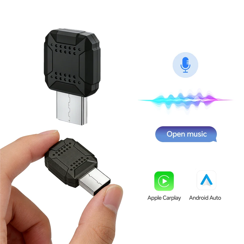 

Беспроводной адаптер CarPlay Android Auto с USB-донглом, мини-бокс Smart Mini Box для VW, Toyota, Nissan, Honda, Ford