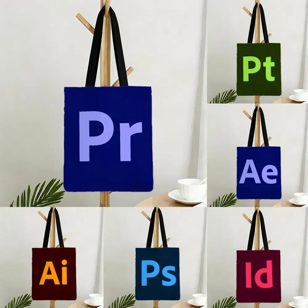 software brand A-Adobe Storage Bags Bags Series Print Bag Lightweight Shoulder Daily Shopping Bags