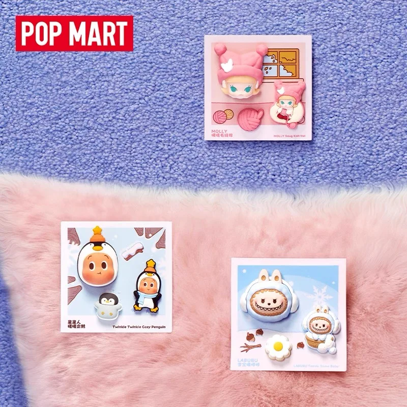 

Pop Mart Pop Bean Fluffy&Cozy Series Декоративная подвеска Коллекция слепых коробок Подвеска Декор Таинственная коробка Модная игрушка Новогодний подарок
