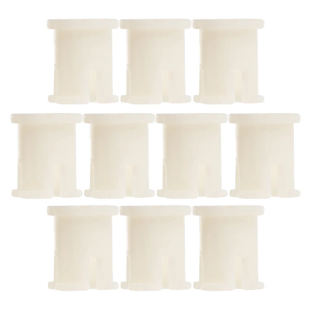 

10 Pcs Caps Caster Socket Inserts for Furniture Stem Chair Leg Castor Sleeve Plastic Multi Purpose Office