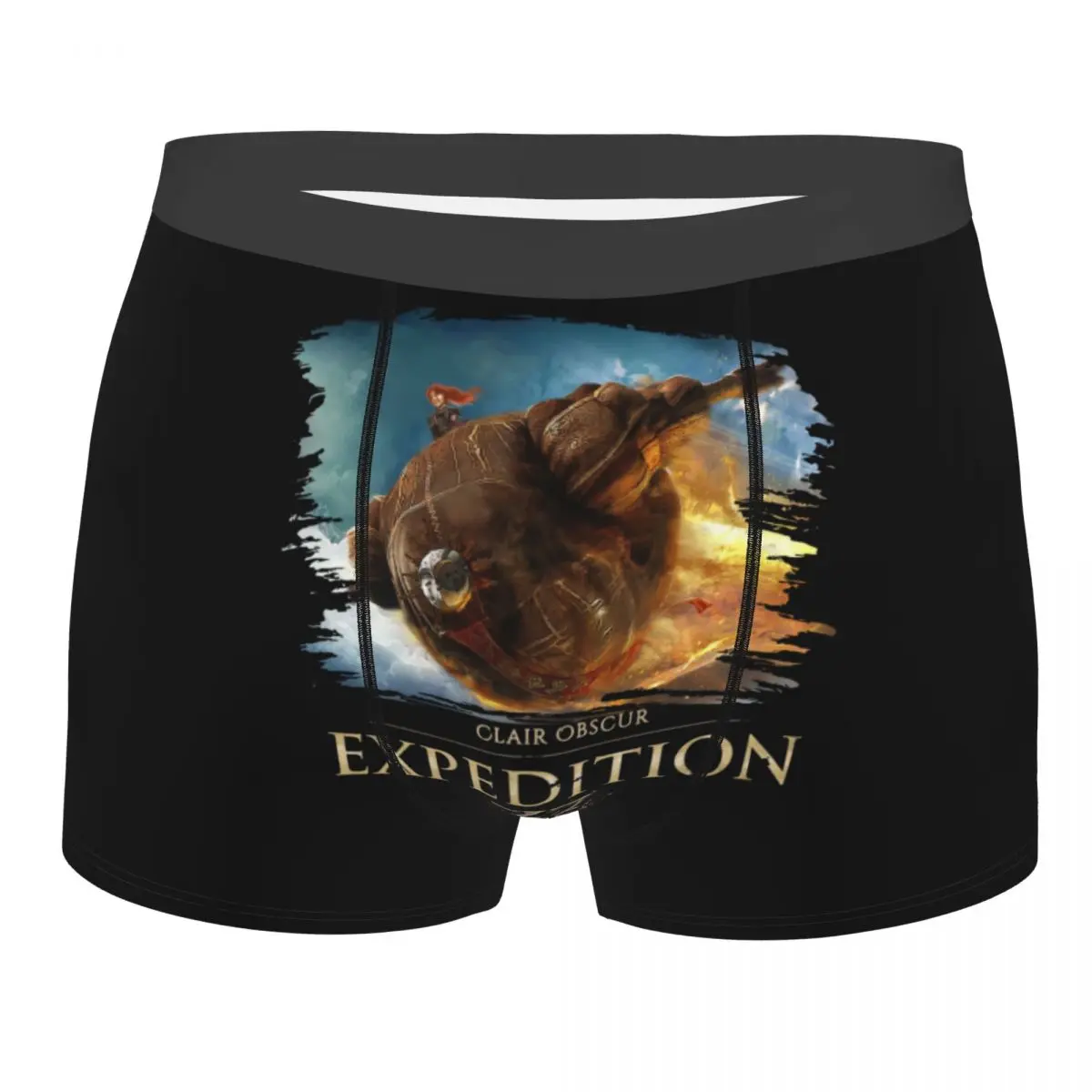 Custom Video Game Clair Obscur Expedition 33 Underwear Men Breathbale Boxer Briefs