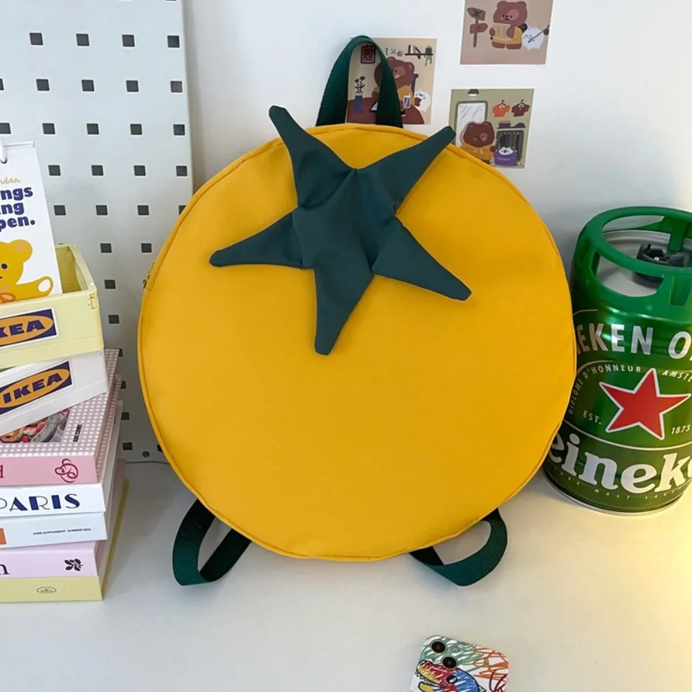 

Новый милый рюкзак с помидорами, повседневный водонепроницаемый рюкзак большой емкости на молнии, легкий студенческий школьный рюкзак для улицы