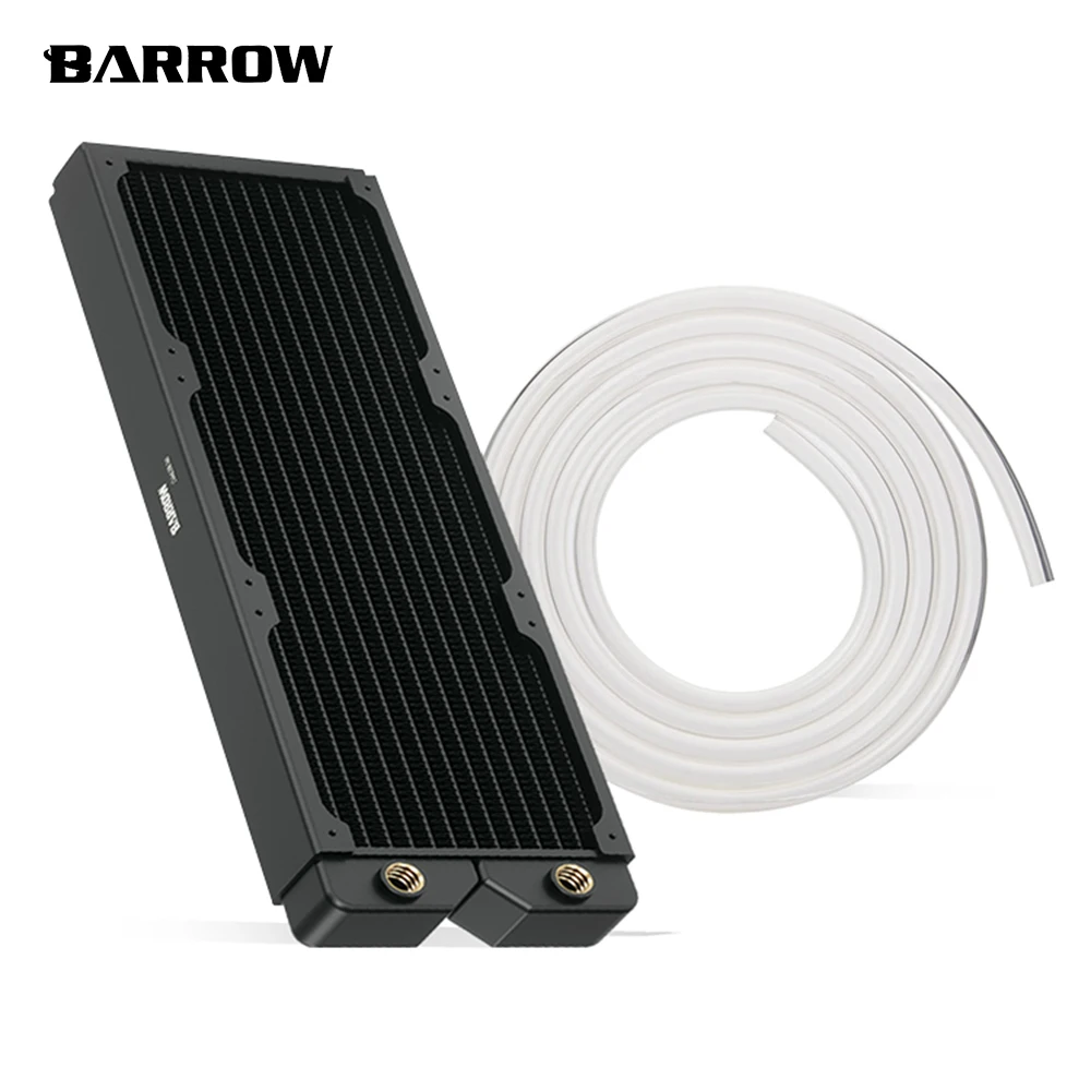 BARROW 240/360mm Water Cooling Computer Radiato with 3 Meters Soft Tube 20mm Thick Copper Heat Exchanger for CPU Water Cooler