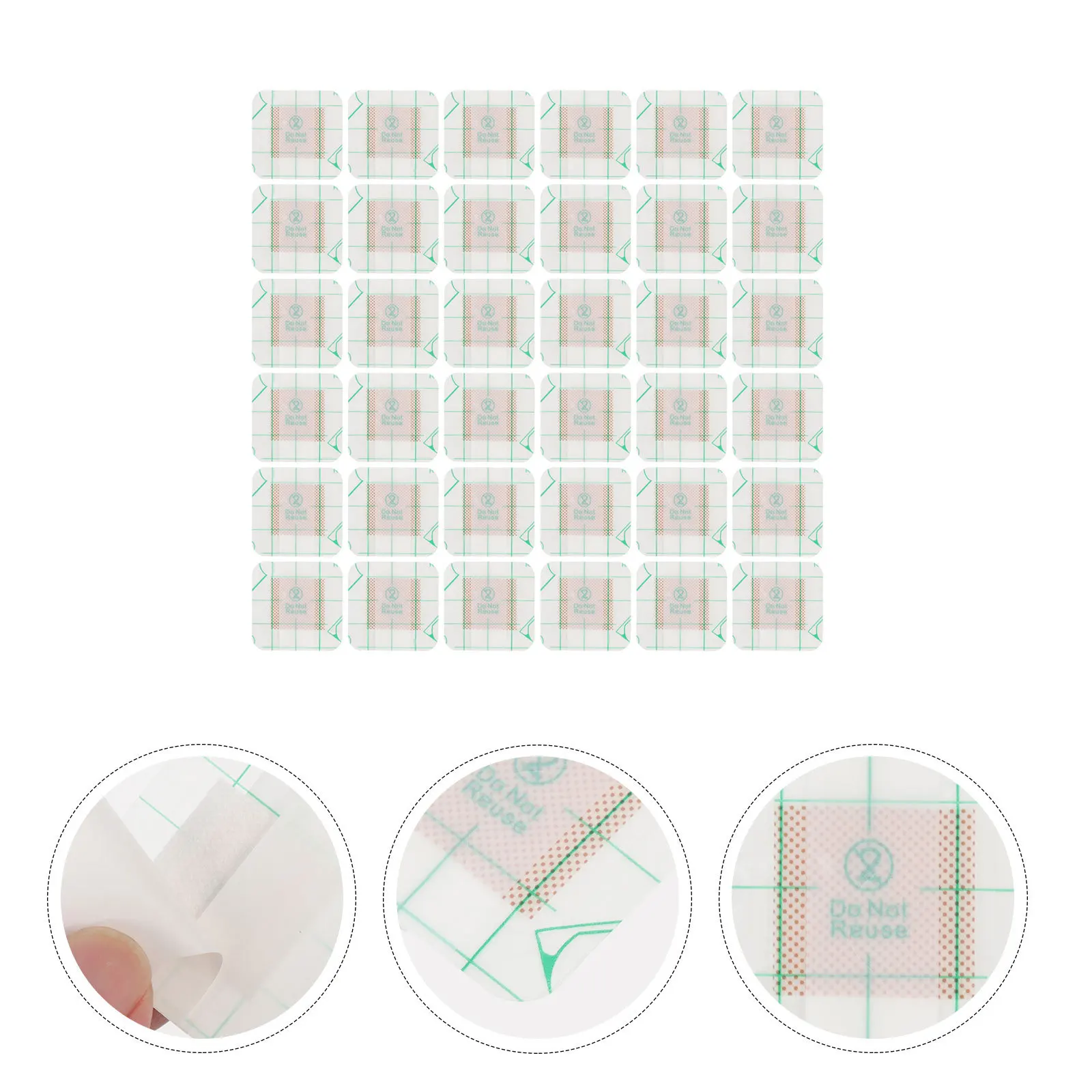 100 قطعة من وسادات حماية كعب القدم سهلة التقشير، مادة مرنة تقلل الاحتكاك، تدوم طويلاً، مريح للمشي