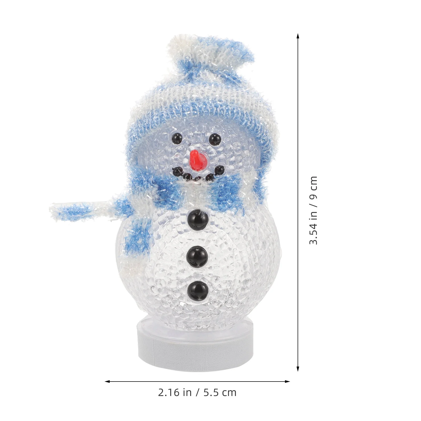 اللون الأزرق Rgb ثلج LED ضوء الليل USB مصباح للزينة لطاولة غرفة النوم عيد الميلاد ضوء الليل المنزل