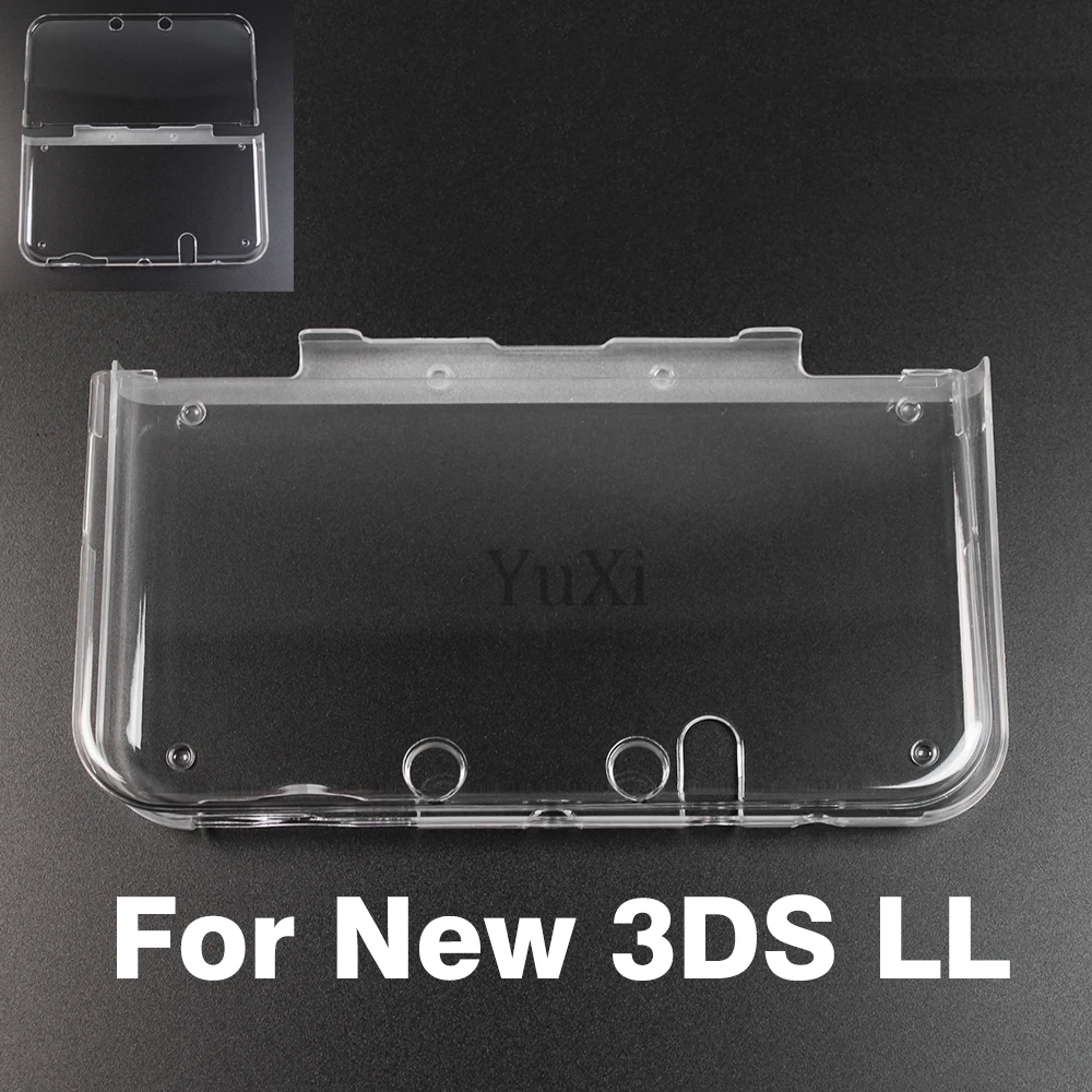 Klar Kristall Schutzhülle Für Nintend NDS Lite NDSi XL LL Kunststoff Hard Shell Haut Fall Abdeckung Für 2DS Neue 3DS XL LL GBA SP