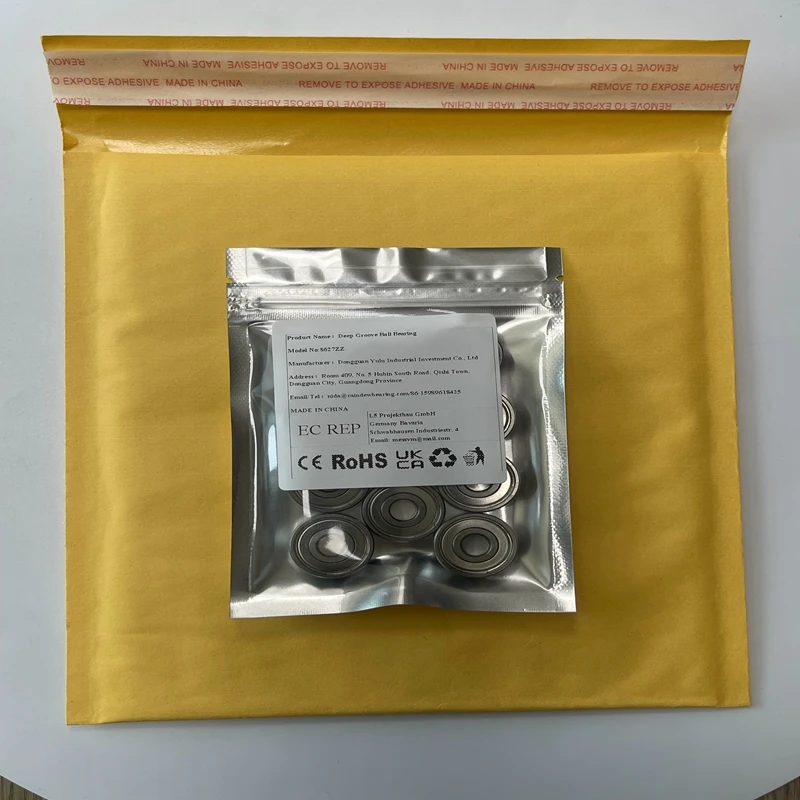 10PCS S627ZZ 7x22x7mm Stainless Steel Ball Bearings S627 ZZ