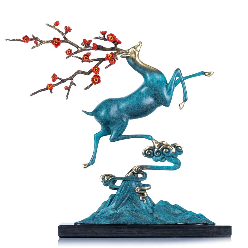 LTT New Chinese Copper Ornament Living Room Home Crafts Fulu Ornament