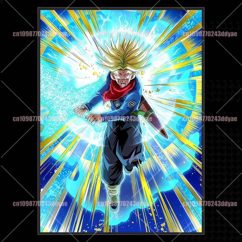 Adesivo de parede impresso lona mar dragon ball wukong brinquedos de lona decoração de arte de alta qualidade decoração de quarto infantil