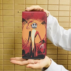 Disney Nightmare Before Christmas Anime Briefcases Wallet Cartoon Coin Bag Casual Purses Card Storage Handbag Unisex Gift