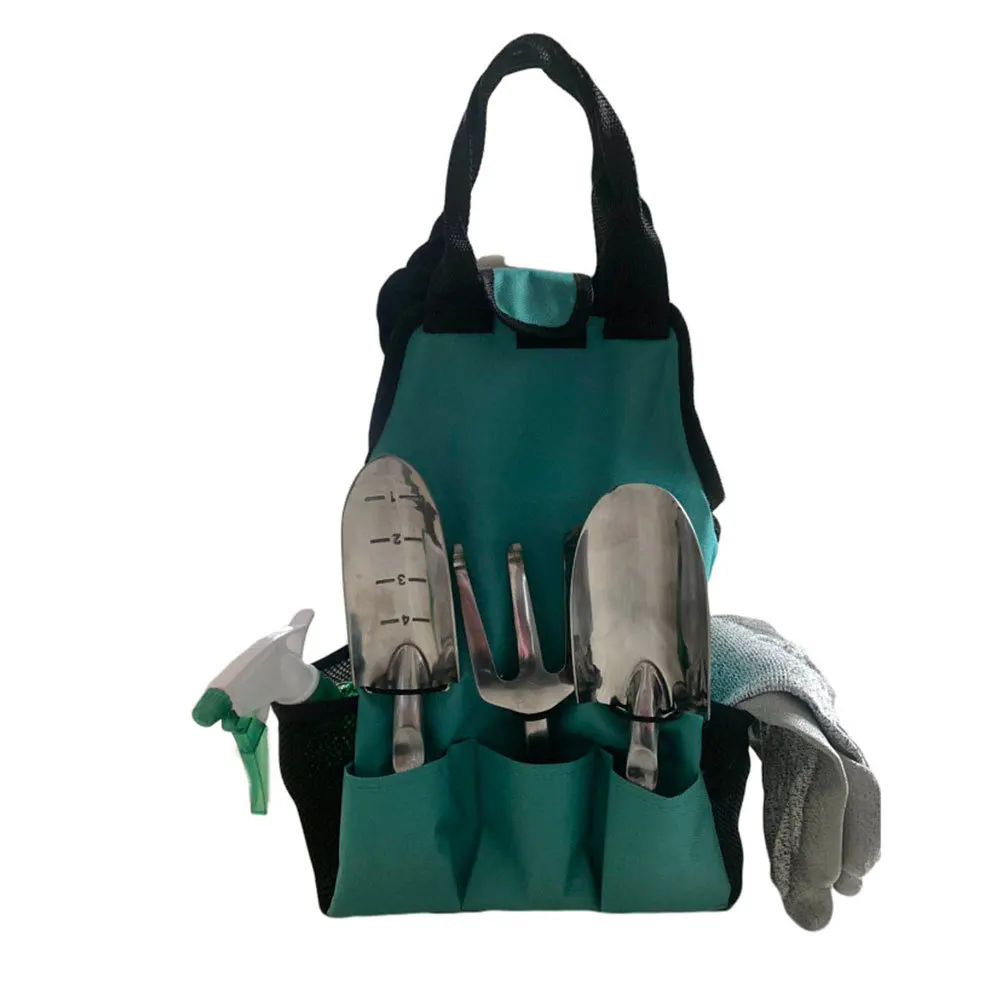 

Gardening Tool Handbag Large Capacity Cloth Bag with Compartments Storage Pouch for Outdoor Tools Organized Carry Solution