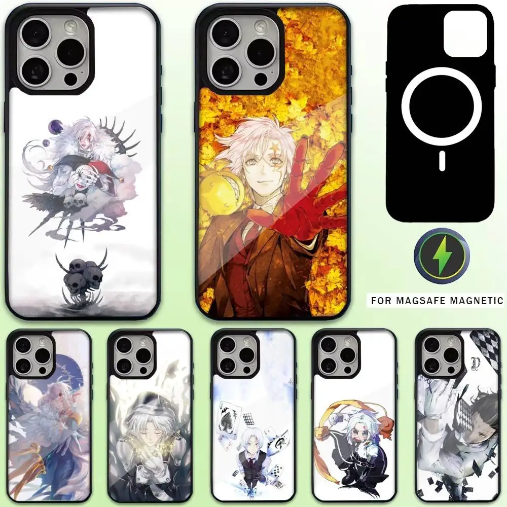 

D-D Gray Man Phone Case For iPhone17,16,15,14,13,12,11 Plus,Pro Max Magnetic For Magsafe Wireless Charging