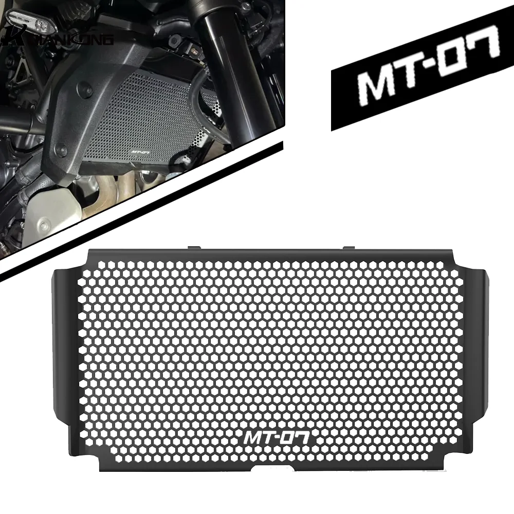 

For YAMAHA MT07 MT 07 MT-07 Y-AMT mt07 2025-2026-2027 CNC Aluminum Motorcycle Accessories Radiator Grille Cover Guard Protector