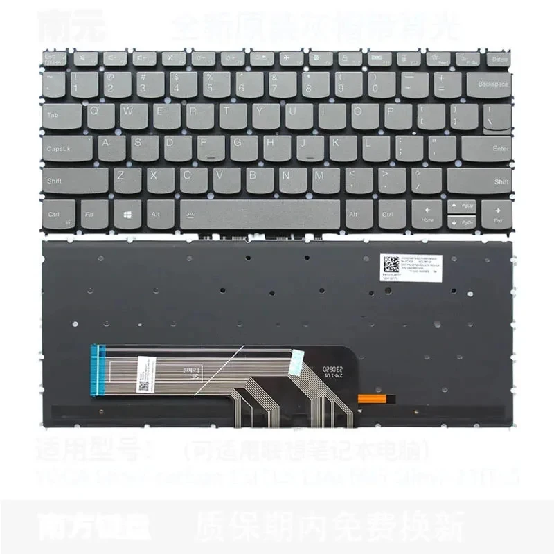 New Laptop Keyboard For Lenovo Ideapad Yoga Slim 7-13ACN05 Yoga Slim 7-13ITL05 Yoga Slim 7 Carbon 13ITL5 English US With Backlit