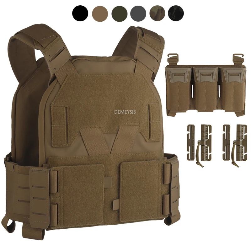 KZ chaleco táctico portador placa multicalibre MOLLE para airsoft caza - imagen 5