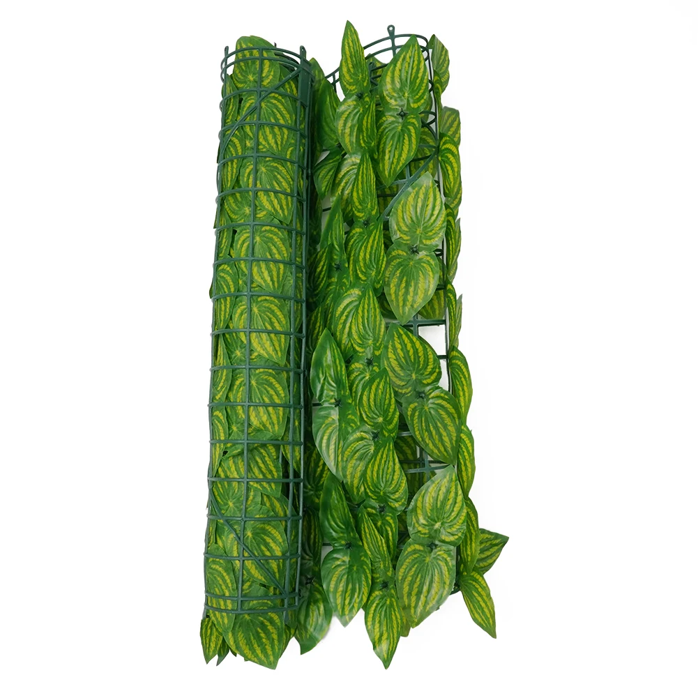 Verde Foglia Artificiale Privacy Recinzione Rotolo Parete Paesaggistica Recinzione Schermo Giardino Esterno Cortile Balcone Recinzione Complementi Arredo Casa 0.5x1m