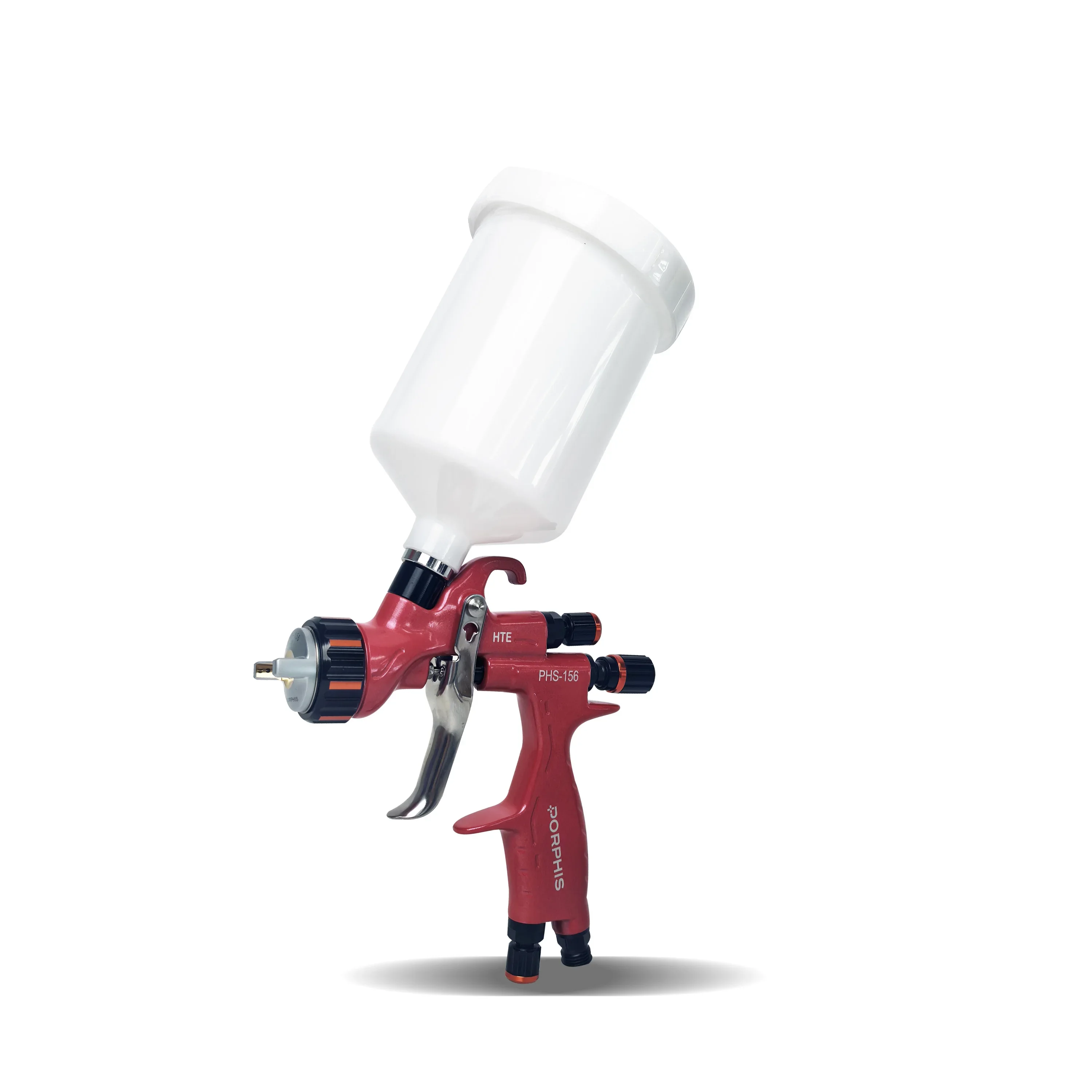 

Original PORPHIS PHS-156 High Quality 1.3mm HVLP Nozzle Automotive Gravity HVLP Pneumatic air Paint Spray Gun for Car Repair
