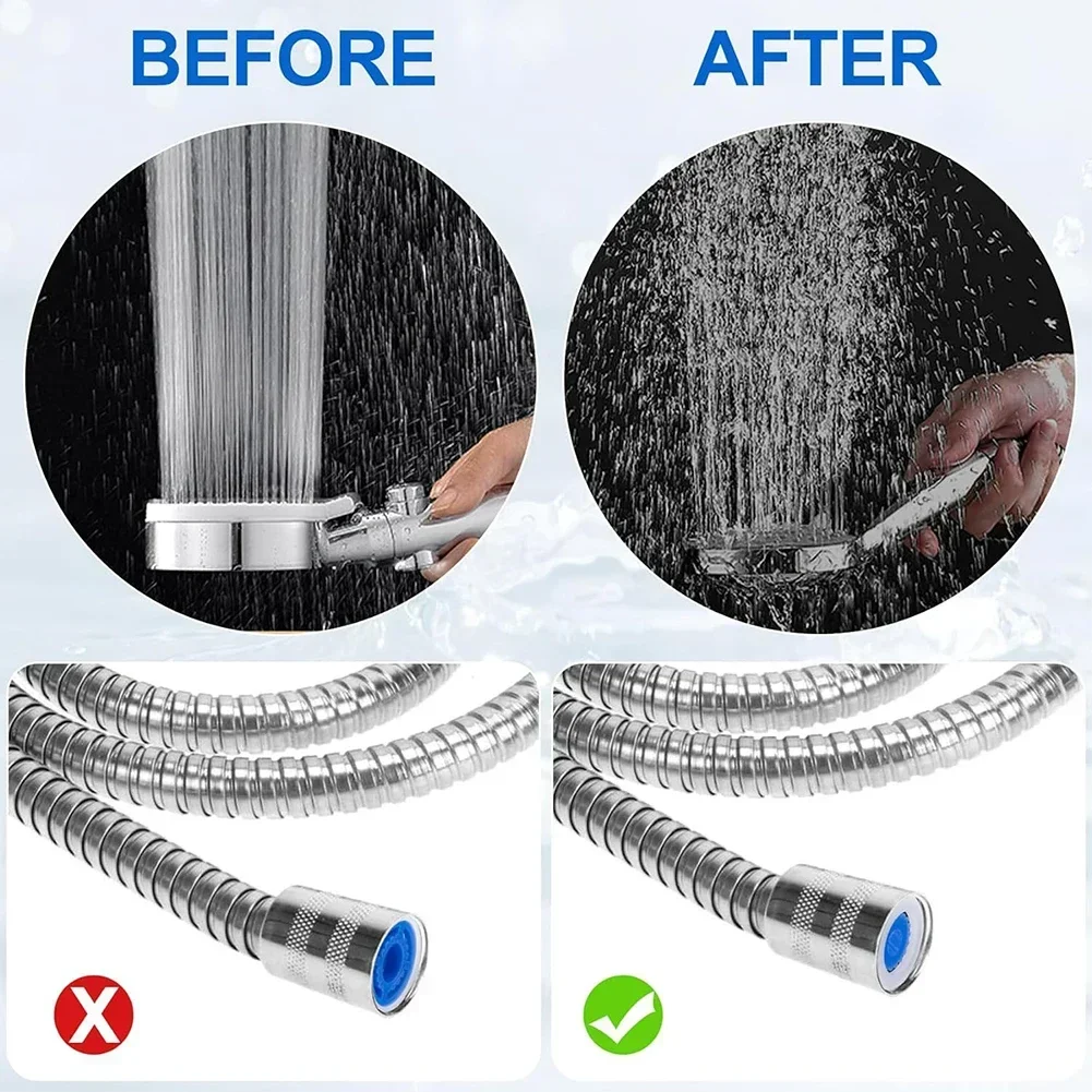 Faucet Water-saving Piece Flow Regulator Bathroom Shower Head Water Flow Restrictor Reducer Limiter Saver Adapter Set