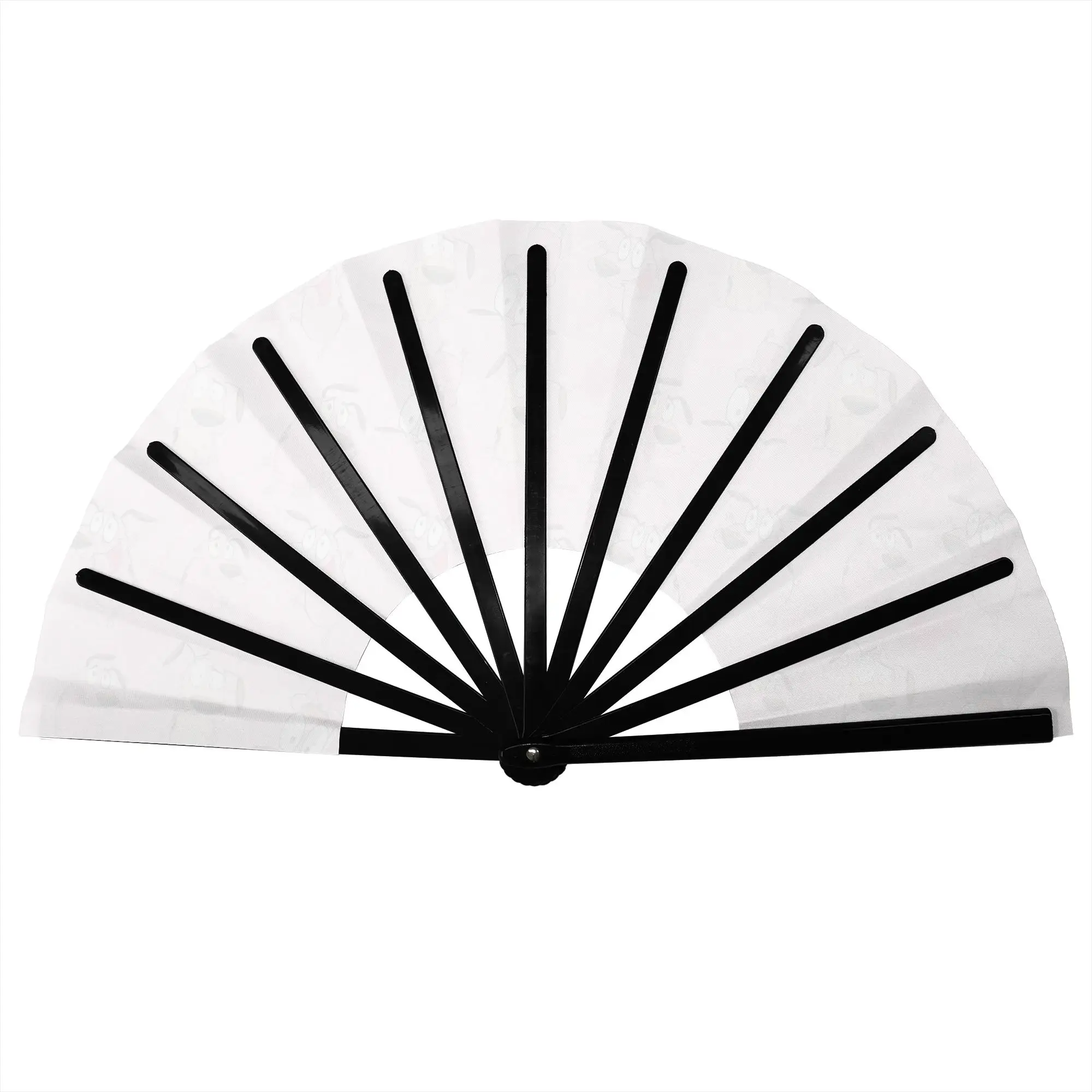 Cartoon Courage Coraje Folding Hand Fan Pink Beagle Polyester Fabric Fan Novelty Summer Accessory Decorative Fans