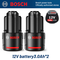 Original Bosch 12V/10.8V battery, 3000mAh BAT411 Lithium ion Rechargeable Battery BAT411A BAT412 BAT412A BAT413 Battery Charger