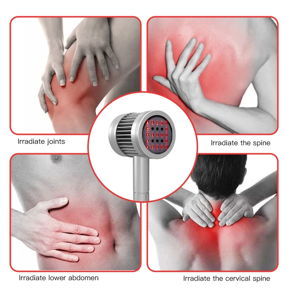 High performance high intensity laser therapy for back pain laser used by chiropractor 8W dual 808nm 650nm device