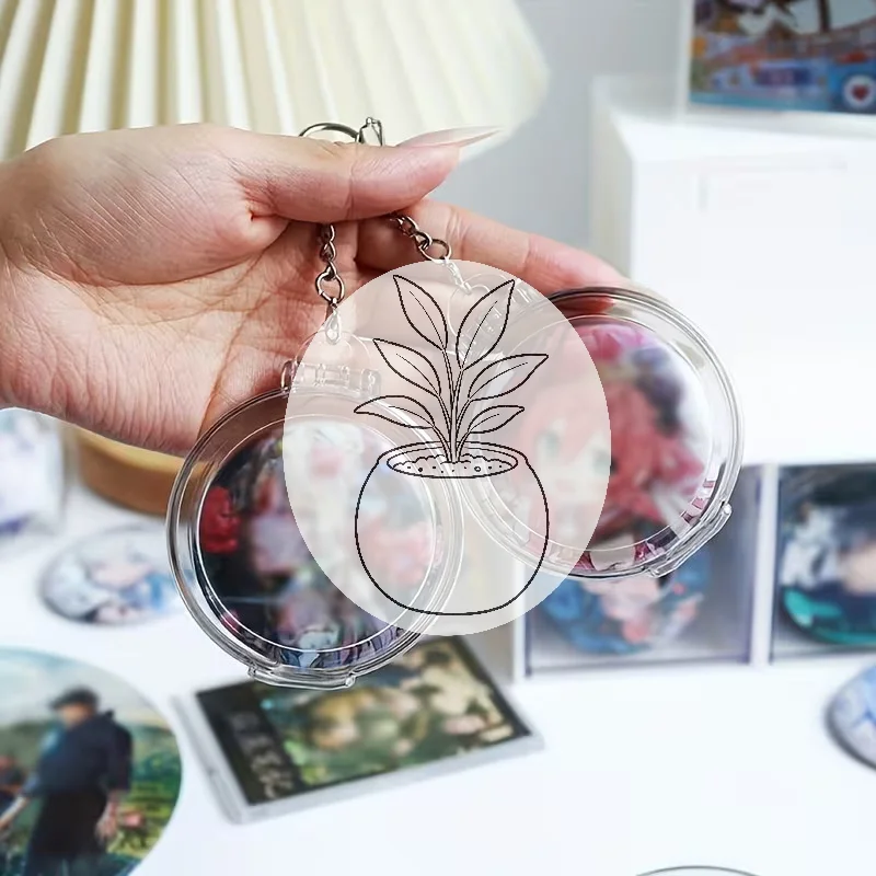 

Transparent Badge Storage Container For Painful Package Anime Badge Storage Display Bag Portable Storage For Jewelry Accessories