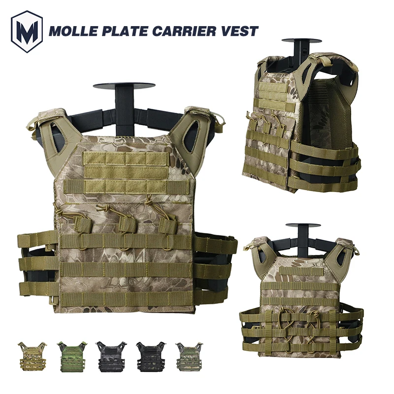 

Molle Plate Carrier JPC Vest Tactical Hunting Chest Rig Combat Armor for Outdoor CS Training Airsoft Gear Adjustable Lightweight