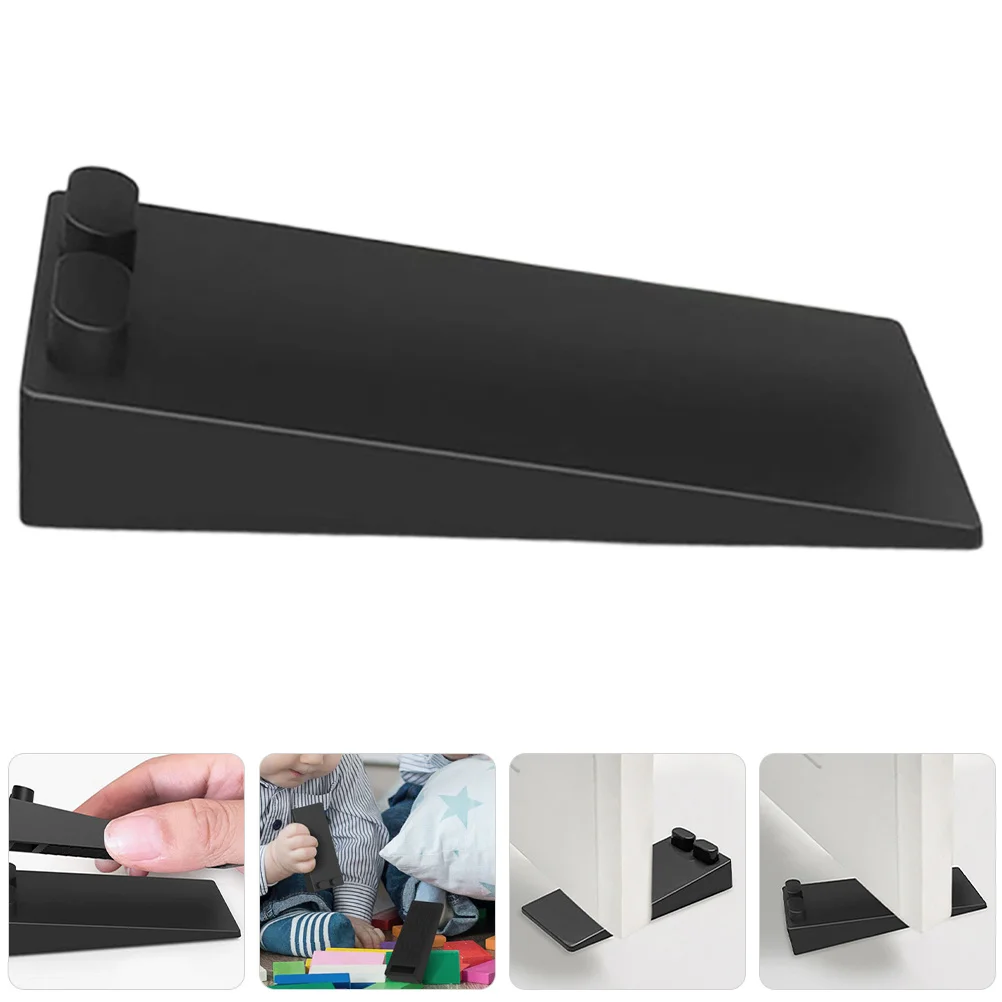 

2pcs Silicone Stopper Wedge Heavy Duty Floor Stops For Bottom Of Door Stackable Rubber Door Stop Home Office Bedroom Kitchen