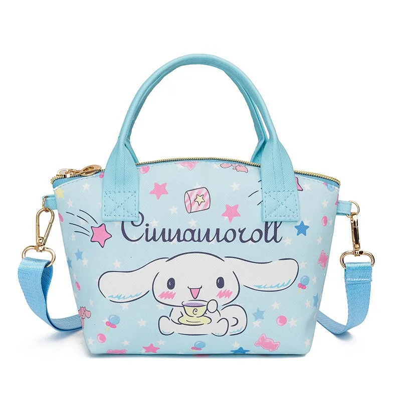 

Kawaii Hello Kitty Shoulder Bag jK Lolita Uniform Bag Cinnamoroll Melody PU Tote Bag Cartoon Fashion Backpacks Girls Gifts