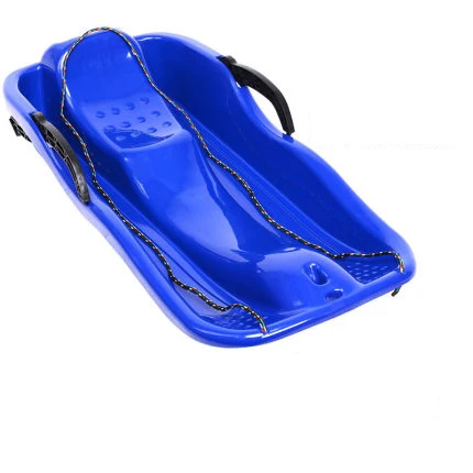 Hot Sale Snow Toboggan Sledge with brake and tong trop