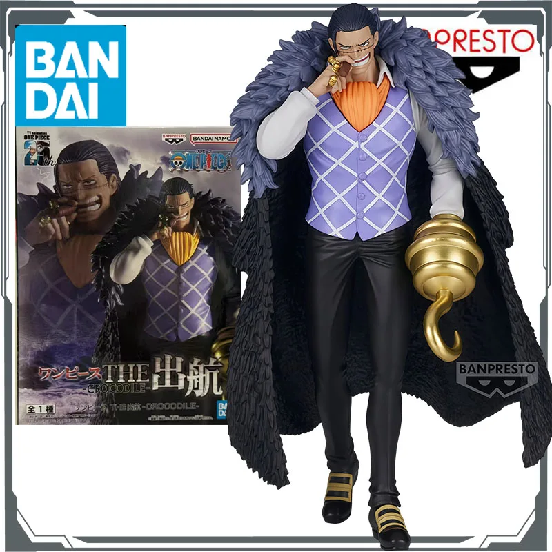 

Bandai оригинальный BANPRESTO цельный сер крокодил 170 мм аниме фигурки игрушки для мальчиков Рождественский подарок модель украшения