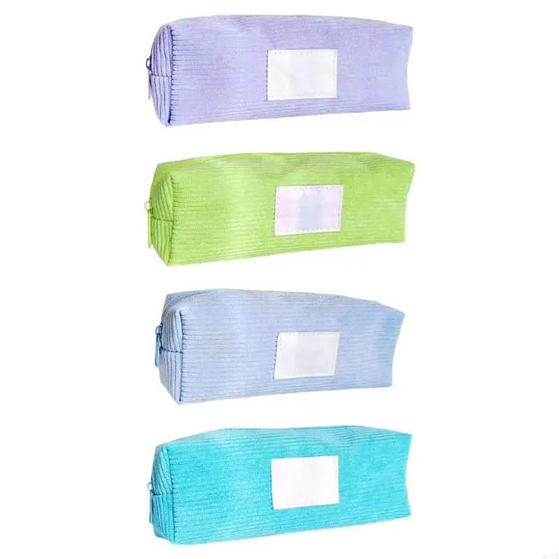 H37b กระเป๋าดินสอกระเป๋าปากกาผ้าลูกโป่งเคสดินสอขนาดใหญ่ถุงดินสอความจุกระเป๋าปากกาเพ็กเพ็นความงามกลับไปที่อุปกรณ์การเรียน