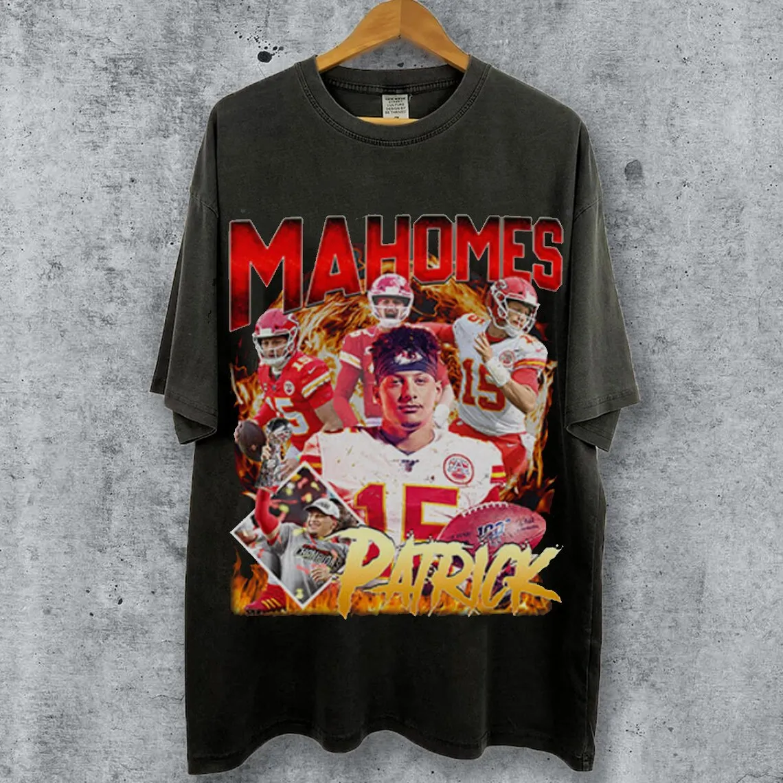 Patrick Mahomes Vintage 90s Graphic Style TShirt Patrick Mahomes Shirt Vintage Oversized Sport Tee Unisex shirt American Footbal