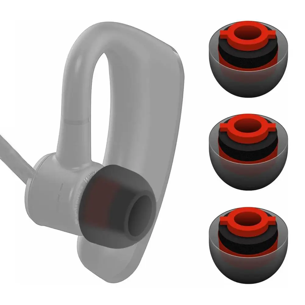 XDcase-Juego de 3 uds de almohadillas de silicona de repuesto para auriculares Plantronics Voyager 5200, 5220, 5210/serie Legend
