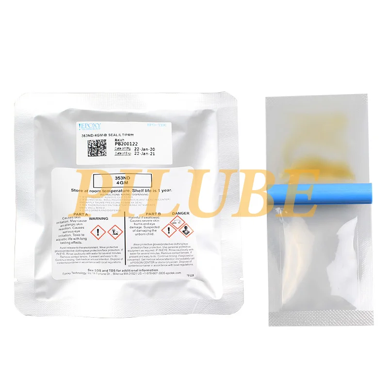 EPOXY 353ND Epoxy Sealant 4g High Temperature Optical Grade Fast Cure Compound for Fiber Optic and Electronic Sensor Bonding