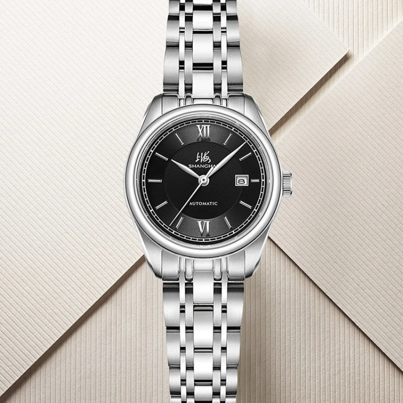 

Shanghai Watch National Series 3008 Classic Business Men's and Women's Fully Automatic Mechanical Watch