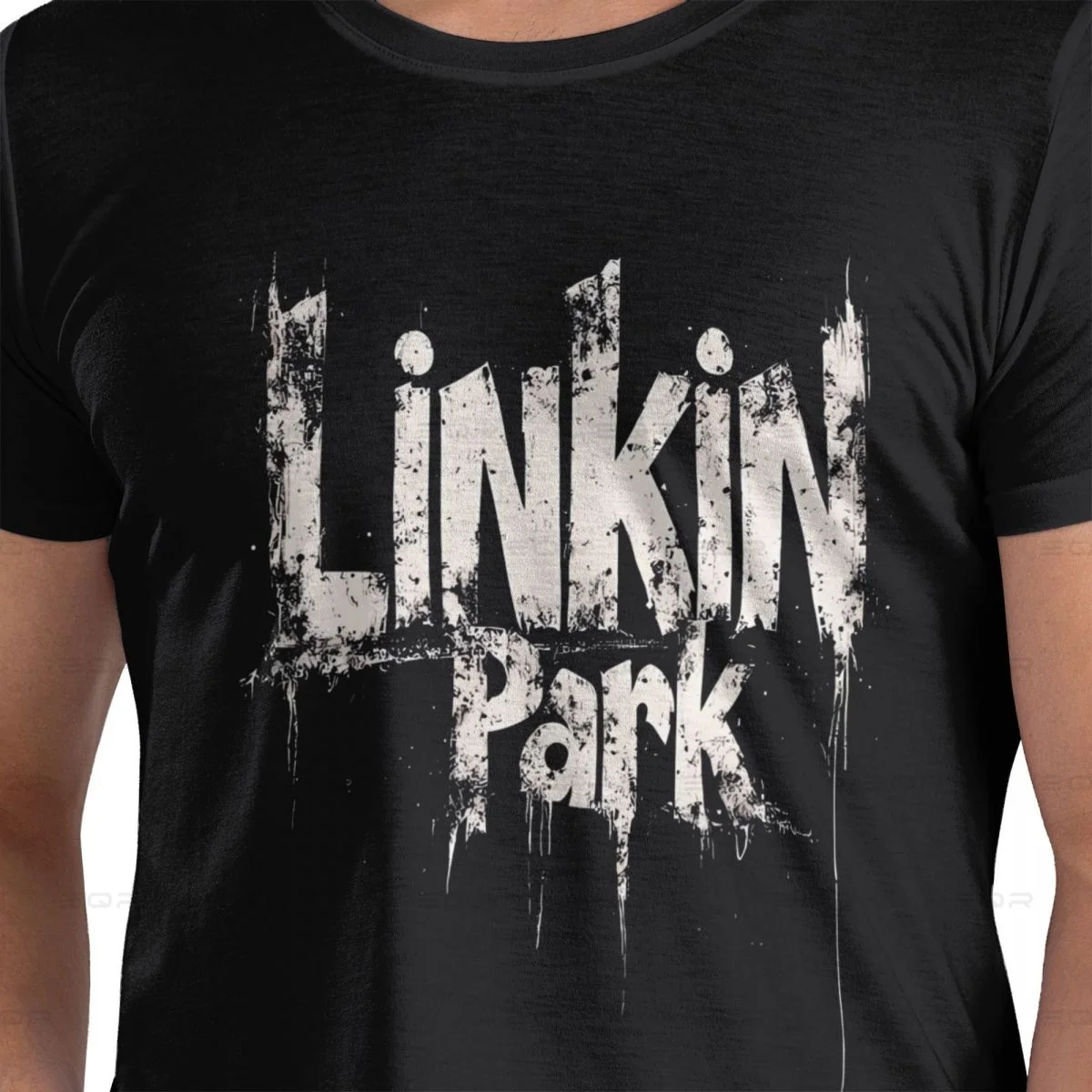 The Linkin Park Men's round neck Oversized T-shirt,Modern,Tee shirt Novelty all the year round Gift