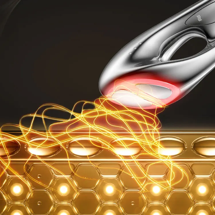 New Design Beauty Device Face and Neck Lifting Massage  Hot &cold  EMS Facial Massage