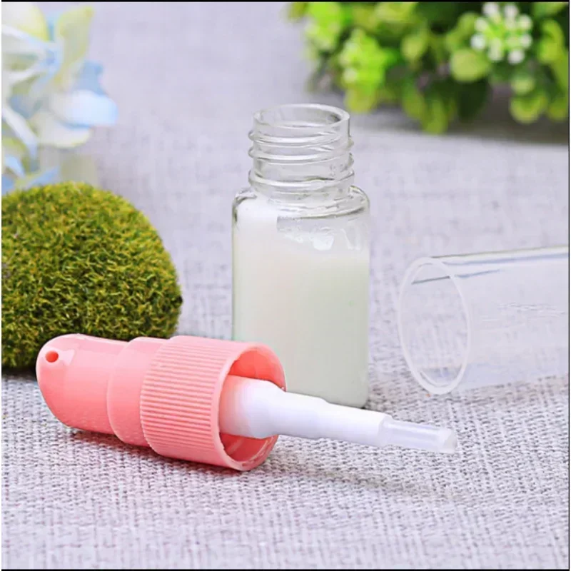 10 مل زجاجة رذاذ رذاذ عطر رذاذ للسفر زجاجات بلاستيكية ملونة قابلة لإعادة الملء بخاخ حاوية مستحضرات التجميل الفارغة #4