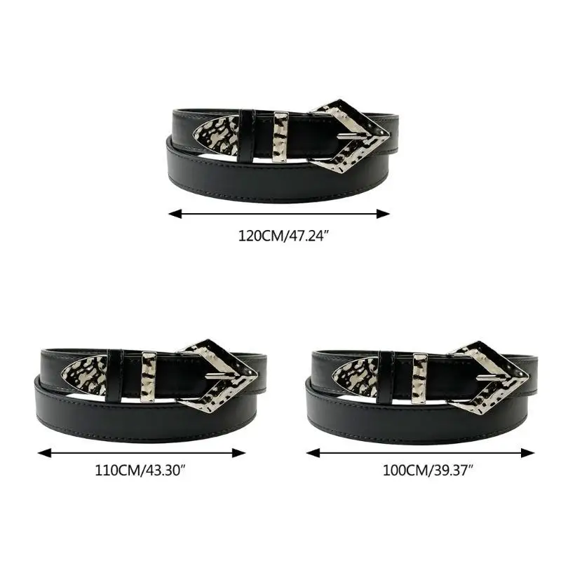 39bdカウガールジーンズ用スキニーベルト2000年代の女の子のためのヴィンテージバックルベルトヒップホップ