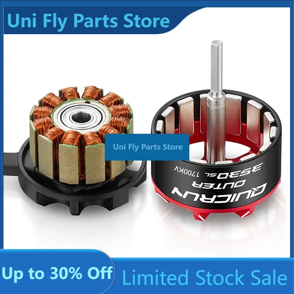 UniFlyHobbywing Quicrun WP 10BL80 2-4S 80A Waterproof ESC & Outer 3530SL 2200KV /1700KV Motor