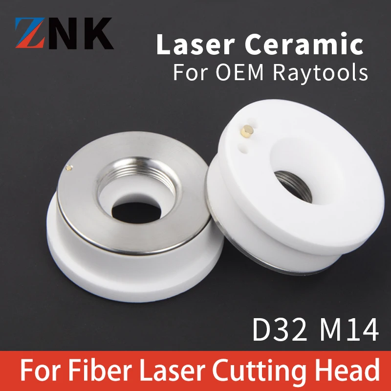 ZNK Laser Ceramic nozzle holder Dia.32mm/28.5mm For raytools  Fiber Laser Cutting Head BT240S BM109 BM111/110 BM114S M14mm